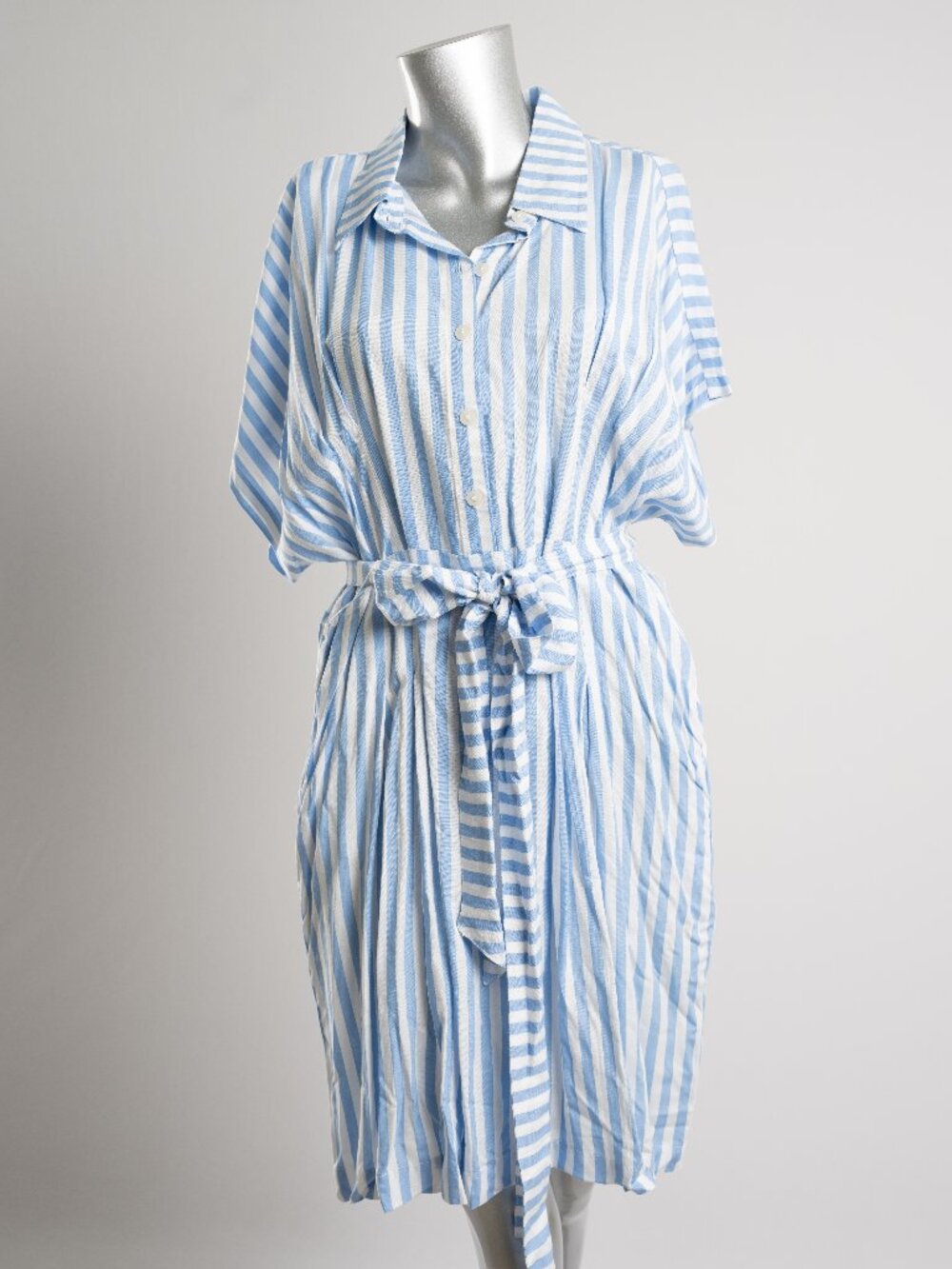 Blue Striped Carly Dress